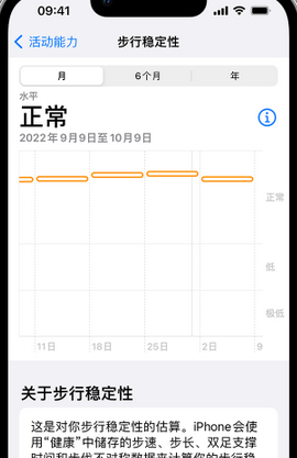 凌海iPhone手机维修如何在iPhone开启'步行稳定性通知'