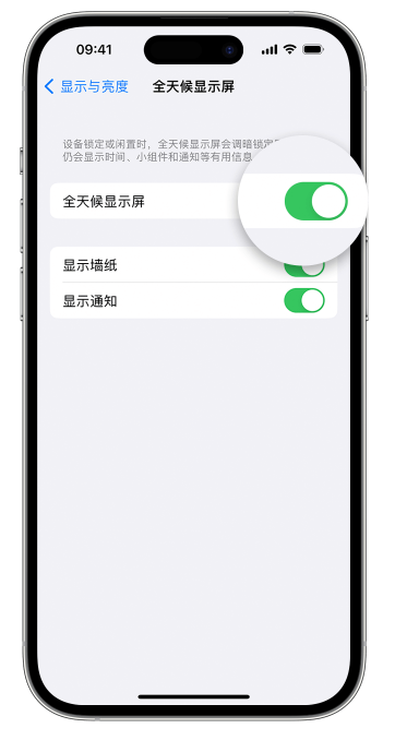 凌海苹果14维修店分享如何自定义 iPhone 14 Pro 常亮显示屏 